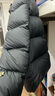 高梵【雷軍同款】黑金鵝絨服機能4.0五格羽絨服男短款冬季黑色外套 高定騎士黑 L （140-150斤 飛天鵝絨235g） 曬單實(shí)拍圖