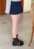 NINE WEST品牌鈴蘭學(xué)院英倫樂福鞋女2025春季新款百搭圓頭小皮鞋女 黑色 34 曬單實(shí)拍圖