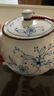 陶趣居 日本進(jìn)口線唐草小藍(lán)芽茶杯日式湯吞壽司杯陶瓷小杯泡茶杯子茶具 線唐草 茶壺 帶濾網(wǎng)465ml1只 曬單實(shí)拍圖