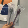 AllsmileAllsmile面膜刷硅膠雙頭軟毛泥膜刷美容院專用刮涂抹臉部清潔刷子 香芋紫+雨云灰 2支 曬單實拍圖