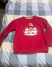 巴布豆兒童套裝寶寶加絨紅色拜年服男童秋冬保暖童裝女童新年洋氣冬裝 紅 巴布刺繡馬+黑 巴布馬字X 100 曬單實(shí)拍圖