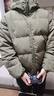 GAP男裝秋冬徽章logo抽繩立領連帽羽絨服純色外套677652 曬單實拍圖