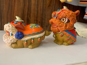 銅師傅獅舞吉祥《吉祥如意醒獅(一對)》獅子開(kāi)業(yè)喬遷新婚裝飾品工藝禮品 如意醒獅 曬單實(shí)拍圖