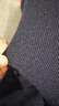 婧麒（JOYNCLEON）孕婦毛衣套裝秋冬款可愛熊貓針織上衣女中長款長袖休閑闊腿褲 灰色上衣+黑色褲子 M 曬單實(shí)拍圖