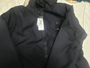 啄木鳥(niǎo)風(fēng)衣男外套中長(cháng)款冬季防風(fēng)加絨加厚上衣服休閑連帽工裝青少年男生 黑色 【加絨】 4XL 曬單實(shí)拍圖