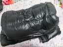 高梵黑金鵝絨服先鋒1.0八格長款羽絨服男女同款冬季厚外套 黑色 M 曬單實拍圖