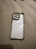 韻寧四角氣囊加厚防摔適用蘋(píng)果手機殼蒼嶺綠電鍍iPhone手機保護殼新款透明高級感全包鏡頭保護輕奢 鈦原色-四角防摔太空殼 iPhone16Pro 曬單實(shí)拍圖