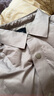太平鳥男裝【王鶴棣同款】 鵝絨羽絨服襯衫式保暖外套男B1ACE4228 灰色1 2XL 曬單實拍圖