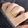 老廟黃金戒指精品5G流金歲月環(huán)環(huán)相扣足金女戒送女友老婆生日七夕禮物 流金歲月女戒15#約2.56g 曬單實(shí)拍圖