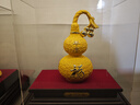 金水堂絨沙金百福銅葫蘆擺件工藝品送長(cháng)輩生日禮物喬遷開(kāi)業(yè)賀禮禮盒裝 【定制祝?！亢J擺件約21.5*14.6*25cm 曬單實(shí)拍圖