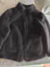 恒源祥短款仿水貂毛大衣女2024冬季新款時(shí)尚加厚保暖皮毛一體皮草外套 紫灰色 M(建議90-100斤) 曬單實(shí)拍圖