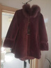 雪夕媽媽裝環(huán)保皮草外套高貴羊毛皮毛一體大衣中老年冬裝豸召絨新年裝 曬單實(shí)拍圖