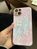菲鳥歸林四葉草蘋果15手機(jī)殼新款iPhone15prmax簡約15Plus玻璃殼14Pro潮款 玻璃-粉色-JH325鎏金四葉草粉底 iPhone 13 曬單實拍圖