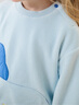 babycare兒童衛(wèi)衣奧粒絨男童秋裝女童春秋款2024新款寶寶加絨上衣 哈沃伊松石藍(lán) 100cm 僅上衣/褲子需另拍 曬單實(shí)拍圖
