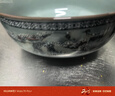 古艾青瓷碗碟套裝大湯碗面碗景德鎮陶瓷青花瓷湯碗四方盤(pán)飯盤(pán)魚(yú)盤(pán)餐具 山河款8寸飯盤(pán) 1件套 曬單實(shí)拍圖