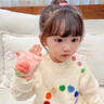 斐月伽兒童手套寶寶手套1-3歲秋冬季兒童卡通翻蓋手套幼兒手套手部保暖 毛絨手套【1-3歲】-粉色 曬單實拍圖