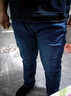 冰隱春夏新款大碼牛仔褲男加肥加大運動(dòng)寬松直筒胖子肥佬休閑百搭長(cháng)褲 8010藍色彈力(好面料) 29 2尺2(適合105-115斤) 曬單實(shí)拍圖