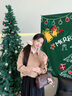 蔻一（Cnoles）包包女包2025保齡球包單肩奢品高級感斜挎包七夕情人節(jié)禮物送女友 棕色-新款實用生日禮物送老婆 曬單實拍圖