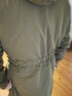 馬登工裝 美式復古M47派克服抓絨連帽軍大衣中長款保暖厚棉服外套男冬 軍綠色 S 曬單實拍圖