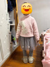 戴維貝拉（DAVE＆BELLA）兒童裙褲加絨女童長(zhǎng)褲小童休閑褲幼兒褲子寶寶打底褲冬季新款童褲 灰色【現(xiàn)貨】 130 cm（建議身高120-130cm） 曬單實(shí)拍圖