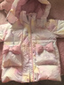 鴨鴨兒童羽絨服女童甜美可愛(ài)中小童女寶小女孩冬季外套 彩虹云朵 120 曬單實(shí)拍圖