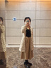 JEZE法式復(fù)古長袖假兩件連衣裙女2025春季新款氣質(zhì)顯瘦赫本風(fēng)茶歇長裙 1219【z】 L 建議100-115斤 曬單實拍圖