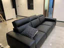 宜洛（IGLOUCE）大黑牛真皮沙發(fā)意式極簡(jiǎn)客廳小戶(hù)型高靠背輕奢豆腐塊直排沙發(fā) 頭層牛皮-305cm大三人位 玲瓏玉接觸面真皮-進(jìn)口納帕頭層牛皮 曬單實(shí)拍圖