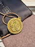 夢(mèng)金園 黃金吊墜 足金螺鈿鑲嵌圓盤(pán)寶相花傳承吊墜 生日禮物 凈金重約18.55g-克重多退少補 曬單實(shí)拍圖