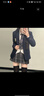 圣洛鋒學(xué)院風(fēng)女學(xué)生JK制服西裝基礎款秋冬季西服外套套裝演出服校服班服 煙灰裙+紺色西裝+白襯衫+領(lǐng)帶+勛章 M 曬單實(shí)拍圖