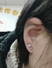 GEVILANG生肖兔銀耳環(huán)女款耳釘養(yǎng)耳洞耳圈睡覺(jué)不用摘耳飾品520情人節(jié)禮物 可愛(ài)兔子U型銀耳環(huán)一對(duì) 曬單實(shí)拍圖