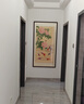 云儒唐樊 九魚圖玄關(guān)裝飾國畫手繪工筆畫玄關(guān)走廊過道豎版裝飾墻畫客廳牡丹鯉魚掛畫手繪壁畫飾品 沙比利實(shí)木框（直角棕色） 裝裱85*165（推薦） 曬單實(shí)拍圖