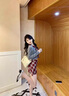 蝶嬌諾（DIEJIAONUO）秋冬連衣裙子女裝2024年冬季新款JK制服學(xué)院風(fēng)甜美圣誕穿搭女套裝 上衣+裙子 M 曬單實拍圖