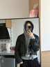 佰藍嬌黑色皮衣外套女春秋2025新款小個子高級感休閑短款機車服夾克上衣 黑色 S （建議105斤內(nèi)） 曬單實拍圖