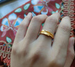 周生生永系列 黃金足金首飾婚嫁男女結婚時(shí)尚情侶戒指 12402R 計價(jià) 15圈 - 3.72克(含工費160元) 曬單實(shí)拍圖