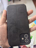 豪丫適用蘋果12手機(jī)殼翻蓋iPhone12Pro Max鏡頭全包前搭磁吸扣軟硅膠套防摔保護(hù)仿真牛皮 iPhone12 黑灰復(fù)古皮紋 曬單實(shí)拍圖
