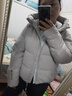坦博爾泡芙羽絨服女反季中長(cháng)款鴨絨連帽舒適百搭廓形保暖外套 曬單實(shí)拍圖