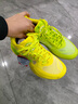 LI-NING KIDS 李寧兒童籃球鞋風(fēng)影2.0男大童25春季新款耐磨透氣實戰(zhàn)球鞋運動鞋 奇異果黃 (鴛鴦配色 鞋舌設(shè)計差異 38  內(nèi)長約24.9cm適合腳長23.9cm 曬單實拍圖