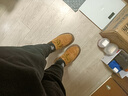 JeepJeep吉普男鞋馬丁靴男低幫春秋款英倫風(fēng)工裝休閑鞋 土黃色 39  曬單實(shí)拍圖
