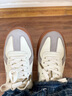 FOOT INDUSTRY足下工業(yè)「品牌經(jīng)典」經(jīng)典復(fù)古德訓(xùn)鞋拼接休閑男女同款百搭舒適 米白/灰色 38 曬單實拍圖