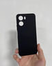 龐卡 適用vivo Y35手機殼vivoy35m液態(tài)硅膠鏡頭全包V2230A耐磨防摔保護套超薄軟殼男女極簡(jiǎn)約純色外殼 【石墨黑】單殼 曬單實(shí)拍圖