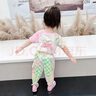優(yōu)美童女童套裝夏裝2025新款女寶寶夏季短袖T恤小女孩夏天衣服薄款外穿 愛(ài)心套裝 90 建議身高80-90（1-2歲） 曬單實(shí)拍圖