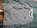 真維斯（JEANSWEST）春季簡(jiǎn)約條紋潮流體恤圓領(lǐng)衣服長(cháng)袖T恤男士上衣百搭休閑打底衫 A338-1732白色 3XL 曬單實(shí)拍圖
