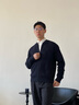Scofield男裝24年秋冬季新款簡(jiǎn)約休閑棒球領(lǐng)舒適柔軟外套針織開衫 黑色 L (175) 曬單實(shí)拍圖