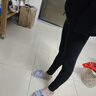 允娜德絨打底褲女士?jì)却o(wú)痕秋冬季發(fā)熱高腰秋褲可外穿德絨保暖庫女 黑色 厚款 （高腰） XL推薦（130-155斤） 曬單實(shí)拍圖