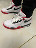 耐克（NIKE）官方艦店男鞋秋季運動鞋AIR FLIGHT 89氣墊休閑鞋AJ4兄弟跑步鞋 白/黑/大學紅/AJ4兄弟款 45 曬單實拍圖
