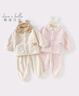 戴維貝拉（DAVE＆BELLA）冬季新款珊瑚絨寶寶家居服套裝女童衣服兒童睡衣兩件套童裝 粉色【現貨】 100 cm（建議身高90-100cm） 曬單實拍圖