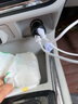 松占車載充電器手機超級快充頭點煙器轉換插頭車充插座汽車用usb接口 一拖四快充頭【雙PD口+雙USB口】 曬單實拍圖