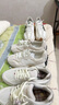 NEW BALANCENB327 官方休閑鞋男鞋女鞋情侶夏季舒適輕便百搭運(yùn)動鞋復(fù)古綠 白色/灰白色 MS327ASN 40 (腳長25cm) 曬單實拍圖