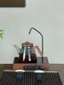 茶小北胡桃木自動(dòng)上水電陶爐煮茶器新款靜音家用迷你小型臺(tái)式泡茶爐 胡桃木電陶爐+大七灰壺 曬單實(shí)拍圖