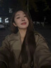 她芙（tafu）品牌女裝風(fēng)衣外套女2025春秋新款小個(gè)子英倫風(fēng)氣質(zhì)收腰雙排扣大衣 卡其色 M 曬單實(shí)拍圖